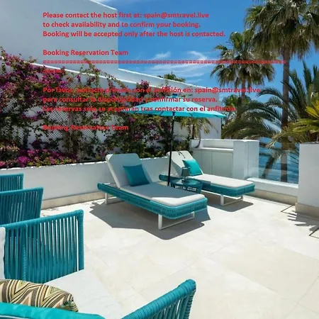 Beachfront 6 Bedrooms Luxury Penthouse In Marbella