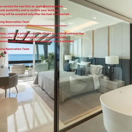 Beachfront 6 Bedrooms Luxury Penthouse In Marbella Apartment