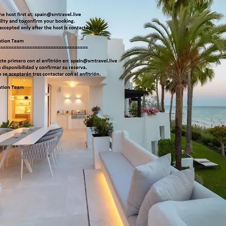 Beachfront 6 Bedrooms Luxury Penthouse In Marbella * Marbella