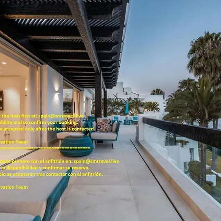 Beachfront 6 Bedrooms Luxury Penthouse In Marbella Apartment *